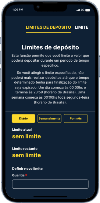 limites deposito estrela bet